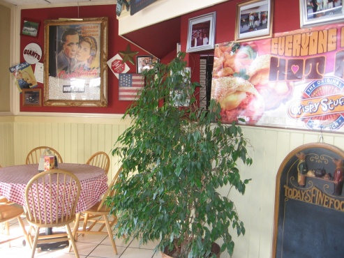 Interior of the Half Moon Bay restaurant