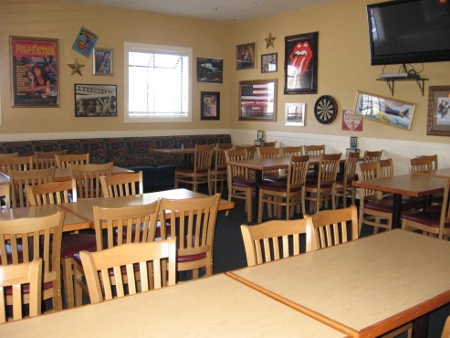 Dining room of the Hollister restaurant