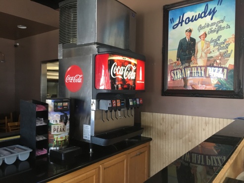Self-serve soda machine